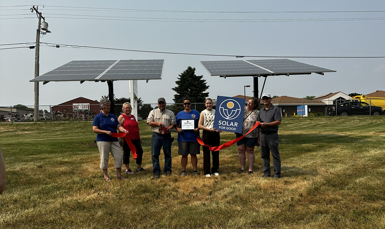 Powered by the Sun Sauk County Fair Celebrates Solar Installation
